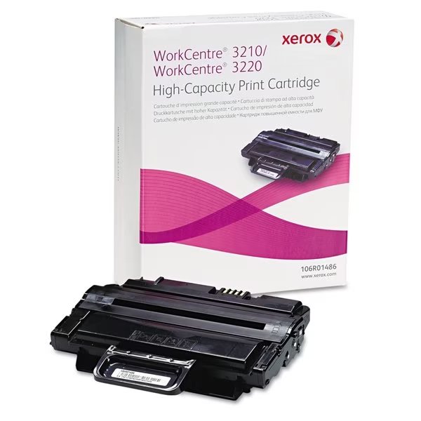Toner Cartridge, 4100 Page, Black, Xerox, Mfr#: 106R01486